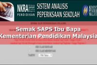 SAPS Online Sistem Analisis Peperiksaan Sekolah Semakan Ibu Bapa