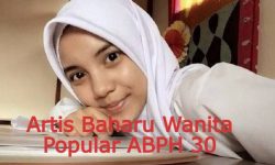 Sweet Farhanna Qismina Binti Supandi Artis Baharu Wanita Popular ABPH 30